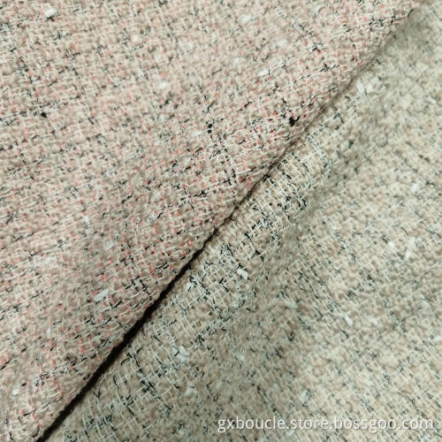 Boucle Fashion Pink design with Dot fabric